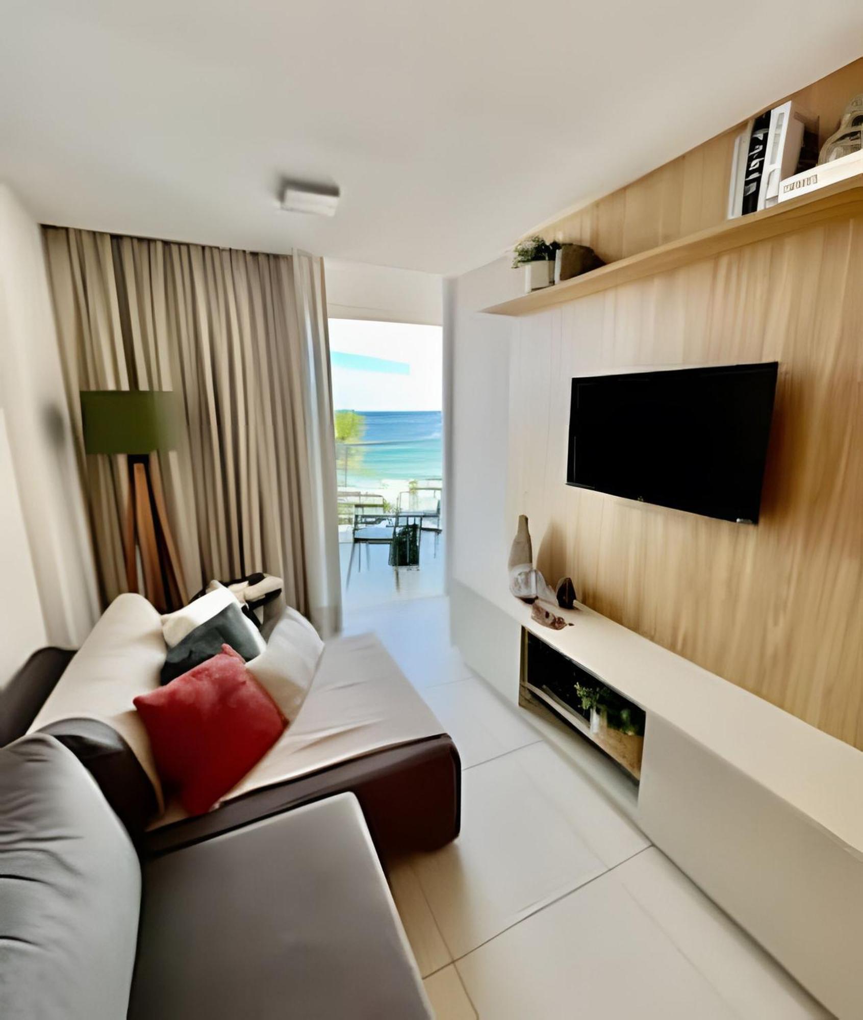 Apartamento Unu 205 Barra: Frente/vista Mar, Piscina, Wi-fi E+ *
